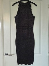 LIPSY BLACK SPARKLY METALLIC