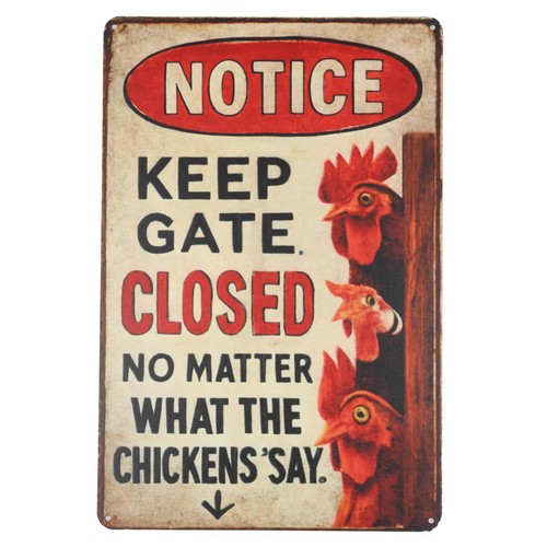Notice keep gate - notice,