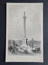 Antique 1851 print - Nelson's