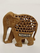 Hand Carved Wooden Elephant