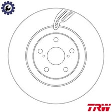 2x BRAKE DISC DF6792S FOR