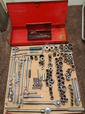 Vintage Britool Socket set Elora Gedore Kamasa Snap on Hazett Tipco King Dick