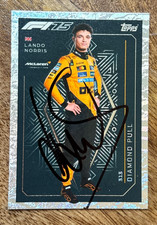 Lando Norris Hand Signed Topps