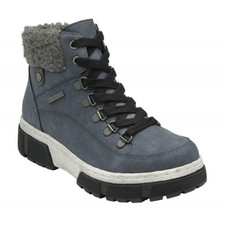 LOTUS - CONNISTON | Womens/Ladies Lace Up/Zip Up Waterproof Ankle Boot Blue