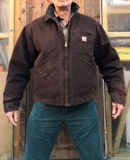 VGC 2XL / XL Carhartt J97 DKB Detroit Sandstone Duck Jacket Blanket Vintage bro