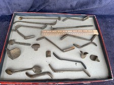 Old Green Sand Casting Foundry Moulders Lot of 19 Trowel Type Brass Tools