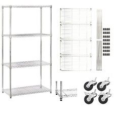 Chrome tier wire shelving - 4,