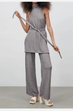 Zara knit Co Ord trousers and