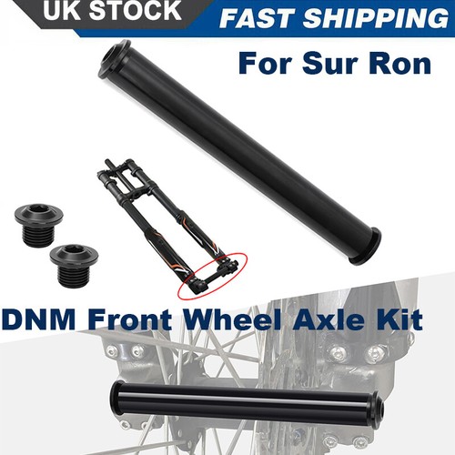 Dnm front wheel - axle, nuts