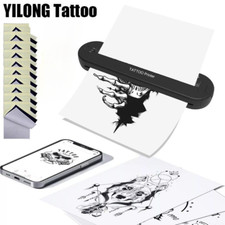 Premium Wireless A4 Thermal Tattoo Stencil Printer Machine W/15 Transfer Papers