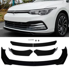 For VW Polo Golf MK4 MK5 MK6 MK7 Universal Front Bumper Lip Spoiler Splitter #H