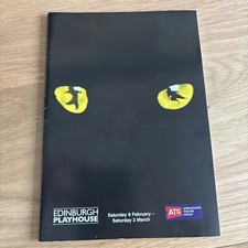 Cats Theatre Programme Edinburgh Playhouse 2013