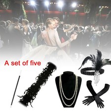 5Pcs/Set Ladies 1920'S