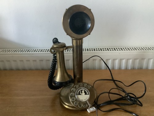 Vintage brass candlestick - vintage,