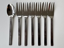 6 Vintage Cake Forks & 1