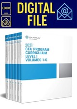 2021 CFA Program Curriculum
