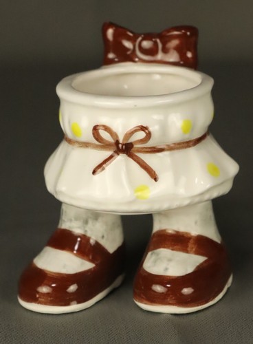 Vintage kitsch egg cup with - vintage,