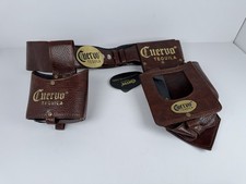 CUERVO GOLD TEQUILA SHOT BELT WITH BOTTLE HOLDER- LIMITED EDITION BROWN LEATHER