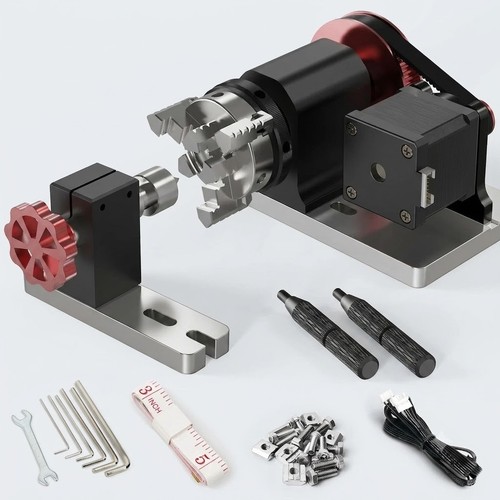 Twotrees 4th axis cnc rotary - 4th,