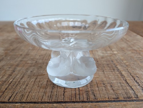 Vintage lalique signed crystal - vintage,
