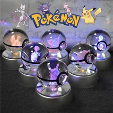 Pokemon 3D Crystal Ball Lamp
