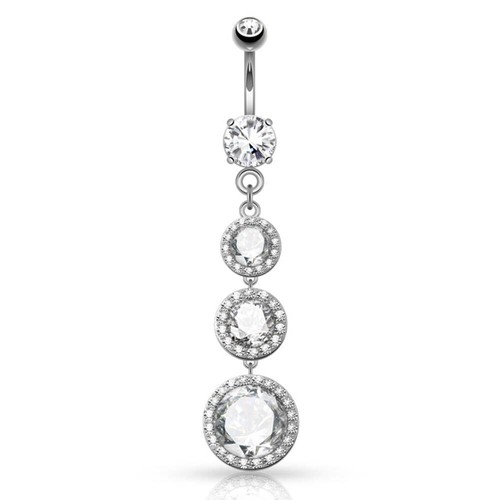 Diva dangle belly - belly, ring