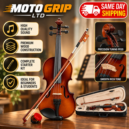 Size acoustic violin set - size,