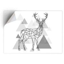 1 x Vinyl Sticker A4 - BW -
