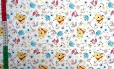Disney Pooh & Piglet Fat Quarter Half Metre 100% Cotton Fabric
