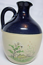 Lindisfarne Mead Co Hand-painted Pheasants Stoneware Flagon One Chip 1 3/4 Pint