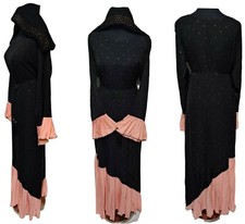 Abaya Kaftan Farasha muslim prayer dress jilbab jalabiya burkha size 52,54,56,58