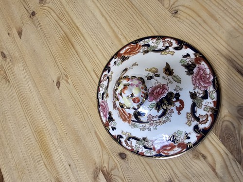Mason tureen round lid - -,