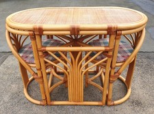 BAMBOO TABLE & 2 TUCK AWAY