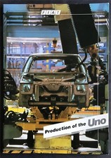 FIAT PRODUCTION OF THE UNO Car Publicity Brochure MAR 1983 #2.1295-3/83