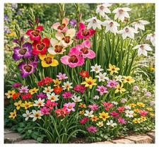 Summer flowering bulbs mix - flowering,