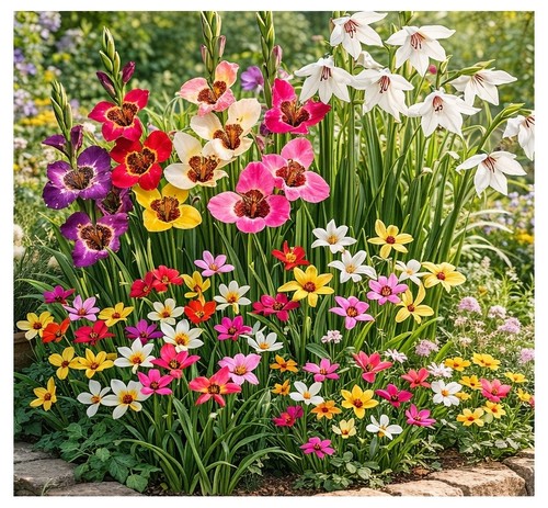 Summer flowering bulbs mix - summer,