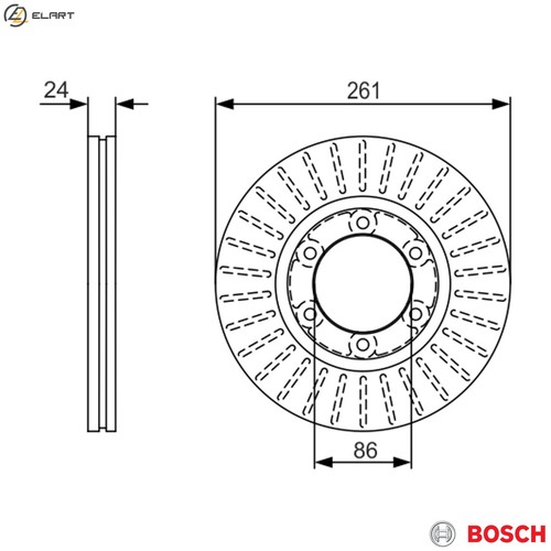 Brake disc 986 - 479, 053