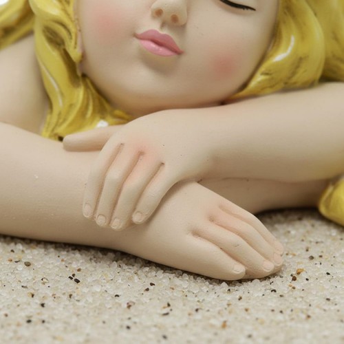 Sleeping mermaid statue - sleeping,