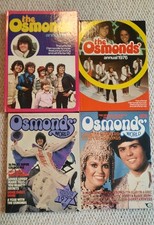 4 x Osmonds' World Annuals 1975 1976 1977 1978 Year Books