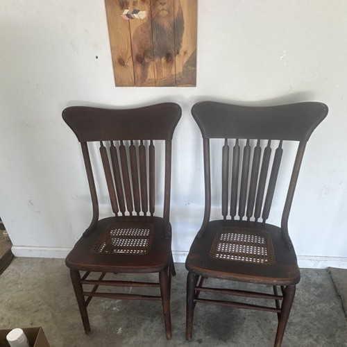 Antique wooden cane seat - wooden,
