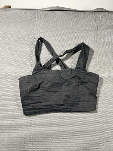 Bustier top black - top, xs