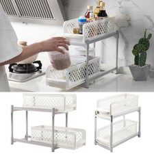 2 Tier Sliding Basket Under