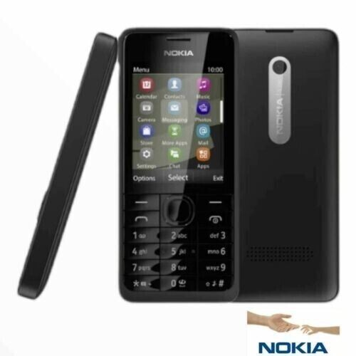 Grade nokia asha 301 - nokia, black