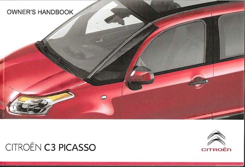 Citroen picasso owner s - citroen, owner's
