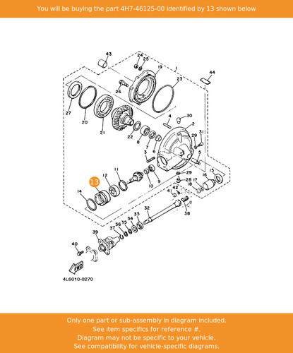 Yamaha retainer bearing - retainer,,