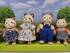 Sylvanian Families Mulberry Racoon Family Figures