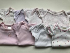 BABY GIRL BASIC VEST BUNDLE ? Clearance Items Age 0-3 Months Flowers Princess