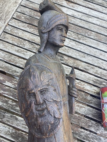Antique early knight statue - antique,