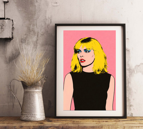 Blondie minimalist print - a4,