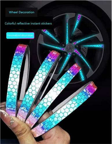 Reflective wheel rim tape - rim,